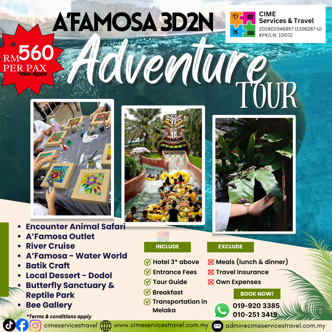 afamosa 3d2n adventure tour
